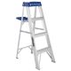 Louisville Ladder 4 ft. Aluminum Step Ladder with 250 lbs. Load Capacity Type I Duty Rating AS2104