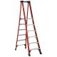 Louisville Ladder 6 ft. Fiberglass Pinnacle Platform Ladder with 375 lbs. Load Capacity Type IAA Duty Rating FXP1806HD