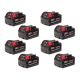 Milwaukee M18 18-Volt Lithium-Ion XC Extended Capacity Battery Pack 3.0Ah (8-Pack)