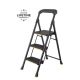 Gorilla Ladders 3-Step Pro-Grade Steel Step Stool, 300 lbs. Load Capacity Type IA Duty Rating (9ft. Reach Height) GLHD-3