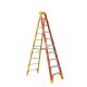 Werner LEANSAFE 10 ft. Fiberglass Leaning Step Ladder with 300 lb. Load Capacity Type IA Duty Rating L6210