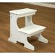Homecraft Furniture White 2-Step Stool SS52WH