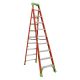 Louisville Ladder 10 ft. Fiberglass Cross Step Ladder with 300 lbs. Load Capacity Type IA Duty Rating FXS1510