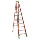 Louisville Ladder 12 ft. Fiberglass Cross Step Ladder with 300 lbs. Load Capacity Type IA Duty Rating FXS1512
