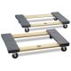 WEN 1320 lbs. Capacity 18 in. x 30 in. Hardwood Mover's Dolly (2-Pack) 721830