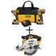 DEWALT 20V MAX XR Cordless Brushless 2 Tool Combo Kit, Cordless 6.5 in. Circular Saw, and (2) 20V 4.0Ah Batteries and Charger