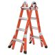 Werner 18 ft. Reach Height Multi-Purpose Fiberglass PRO Ladder with 300 lbs. Load Capacity Type IA FMT-17