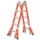 Werner 22 ft. Reach Height Multi-Purpose Fiberglass PRO Ladder with 300 lbs. Load Capacity Type IA FMT-22