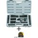 Stanley 1/4 in. & 3/8 in. Drive Black Chrome Laser Etched SAE Mechanics Tool Set (69-Piece) and FATMAX 6 ft. Tape Measure