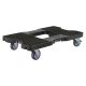 SNAP-LOC 1200 lbs. Capacity Professional E-Track Dolly in Black SL1200D4TB
