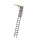 Fakro LMP 12 ft. Insulated Steel Attic Ladder 9 ft. 10 in. - 12 ft. 25 in. x 56.5 in. with 375 lbs. Load Capacity 869332