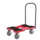 SNAP-LOC 1,800 lbs. Capacity Super-Duty Professional E-Track Push Cart Dolly in Red SL1800P6R