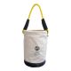 Graintex 12 in. 1 Pocket Utility Canvas Tool Bucket with Leather Bottom