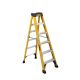 DEWALT 6 ft. Fiberglass Stepladder, 10 ft. Reach 500 lbs. Load Capacity, Exceeds Type IAA Standards DXL3810-06