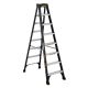 DEWALT 8 ft. Fiberglass Stepladder, 12 ft. reach 300 lbs. Load Capacity, Type IA DXL3010-08
