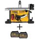 DEWALT FLEXVOLT 60V MAX Cordless Brushless 8-1/4 in. Table Saw Kit and (2) FLEXVOLT 6.0Ah Batteries