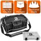 BOOTSTRAPT 16 in. Large Mouth Tool Bag with Integrated Parts Bin Compartment