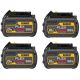 DEWALT FLEXVOLT 20V/60V MAX Lithium-Ion 6.0Ah Battery (4 Pack)
