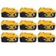 DEWALT 20V MAX XR Premium Lithium-Ion 5.0Ah Battery (9 Pack) DCB205-9