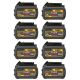 DEWALT FLEXVOLT 20V/60V MAX Lithium-Ion 6.0Ah Battery (8 Pack)