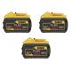 DEWALT FLEXVOLT 20V/60V MAX Lithium-Ion 9.0Ah Battery Pack (3-Pack)