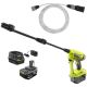 RYOBI ONE+ 18V EZClean 320 PSI 0.8 GPM Cordless Cold Water Power Cleaner with Battery and Charger