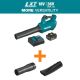 Makita 116 MPH 459 CFM LXT 18V Lithium-Ion Brushless Cordless Leaf Blower Kit with Blower Nozzle and Flat End Nozzle