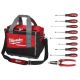 Milwaukee 15 in. PACKOUT Tool Bag with 6-in-1 Wire Strippers Pliers and Screwdriver Set (10-Piece)