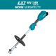 Makita LXT 18V Lithium-Ion Brushless Cordless Couple Shaft Power Head, Tool Only