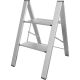 AmeriHome 2-Step Aluminum Ultra Slim Folding Utility Step Stool 805833