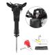 XtremepowerUS 38cc Gas Powered 4-Stroke 26 in. x 15 in. Demolition Concrete Breaker Drill Jack Hammer with 2 Chisel Plastic Handle