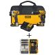 DEWALT 20V Cordless Drill/Impact 2 Tool Combo Kit, MAXFIT Screwdriving Set (35 Piece), and (2) 20V 1.5Ah Batteries