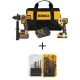 DEWALT 20V MAX Cordless Brushless Hammer Drill/Driver Combo Kit with FLEXVOLT and Black and Gold Drill Bit Set (21 Piece)