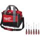 Milwaukee 15 in. PACKOUT Tool Bag with 6-Piece Screwdriver Set