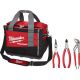 Milwaukee 15 in. PACKOUT Tool Bag with 3-Piece Pliers Kit