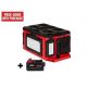 Milwaukee M18 18-Volt Lithium-Ion Cordless PACKOUT 3000 Lumens LED Light with Built-In Charger with (1) 5.0 Ah Battery