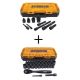 DEWALT 3/8 in. and 1/2 in. Drive Impact Accessory Set (10-Piece) and 3/8 in. Deep Impact Socket Set with Ratchet (23-Piece)