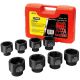 Stark Jumbo 3/4 in. Drive SAE Shallow Impact Socket Wrench Set w/Storage Case (8-Piece)