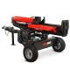XtremepowerUS 25-Ton 196 cc Horizontal/Vertical Gas Hydraulic Log Splitter Gas SH265 with Auto Return