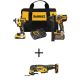 DEWALT 20V MAX Cordless Brushless Hammer Drill/Driver Combo Kit with FLEXVOLT and ATOMIC 20V Brushless Oscillating Tool