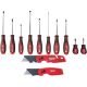 Milwaukee Screwdriver Set with Fastback Folding Utility Knife with Blade Storage and Compact Folding Utility Knife (12-Piece)