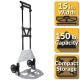 PACK-N-ROLL 150 lbs. Heavy-Duty Folding Hand Truck with Load Support and Steel Toe Plate 410-032-0111