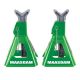 Maasdam Pow'R Pull 3-Ton Car Jack Stands in Green