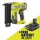 RYOBI ONE+ 18V 18-Gauge Cordless AirStrike Brad Nailer with 2.0 Ah Battery