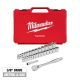 Milwaukee 3/8 in. Drive SAE/Metric Ratchet and Socket Mechanics Tool Set (29-Piece)