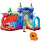 Gymax Kids Inflatable Bounce House Dragon Jumping Slide Bouncer Castle with 750-Watt Blower