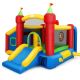 HONEY JOY Inflatable Castle Bounce House Kids Slide Jumping Playhouse with Ball Pit and Dart Board