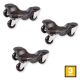 Shepherd 12 in. Steel Tri-Dolly with 300 lbs. Load Rating (3-Pack) 9442-3
