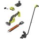 RYOBI ONE+ 18V Cordless Grass Shear and Shrubber Trimmer with Caddy and 2.0 Ah Battery and Charger