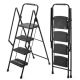 WELLFOR Reach 4.5 ft. Iron and Plastic Step Ladder (10 ft.), 300 lb. Load Capacity TL-HGY-32758